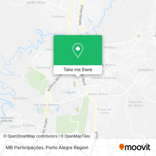 MB Participações map