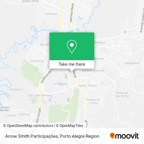 Arrow Smith Participações map