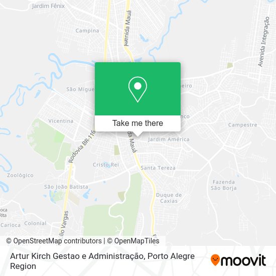 Artur Kirch Gestao e Administração map