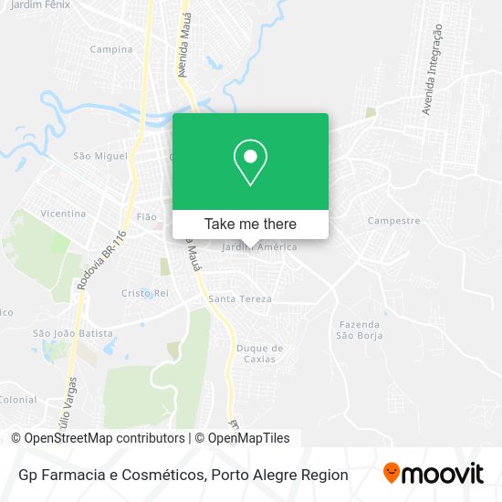 Gp Farmacia e Cosméticos map