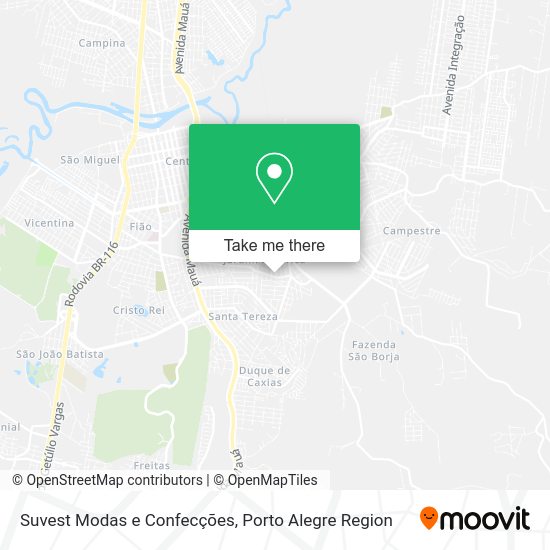 Suvest Modas e Confecções map