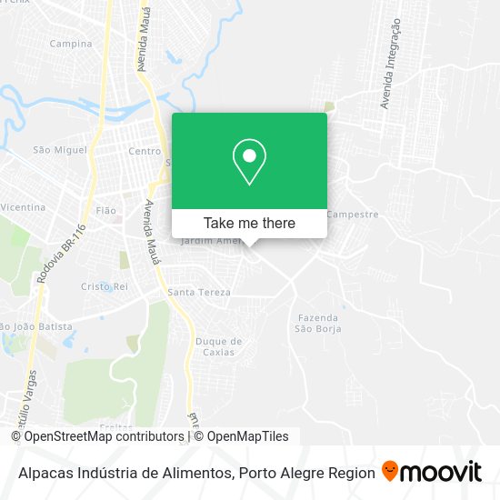 Alpacas Indústria de Alimentos map