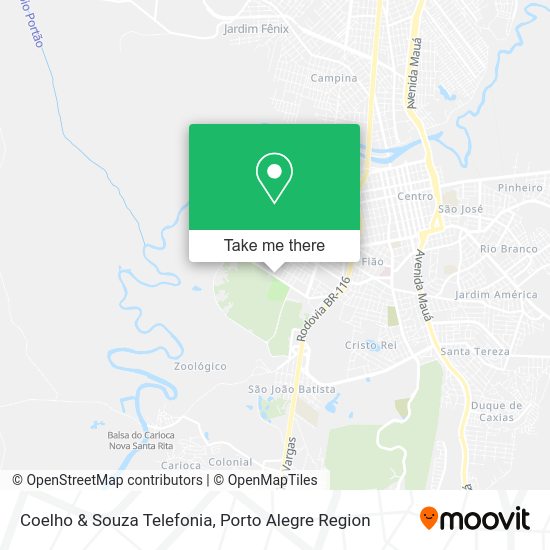 Coelho & Souza Telefonia map