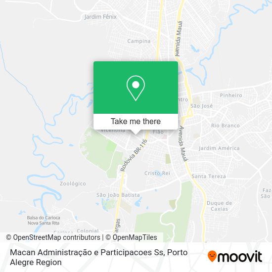 Macan Administração e Participacoes Ss map