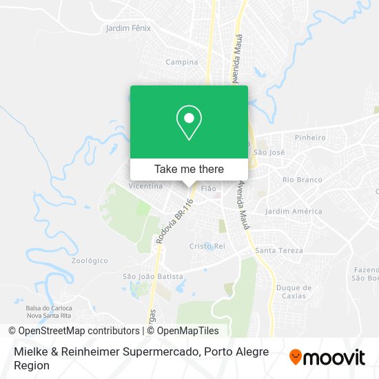 Mielke & Reinheimer Supermercado map