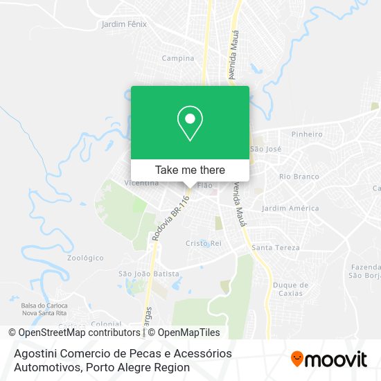 Agostini Comercio de Pecas e Acessórios Automotivos map