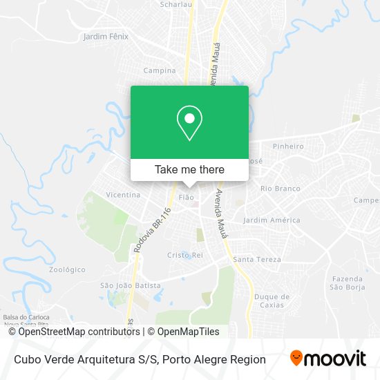 Cubo Verde Arquitetura S/S map