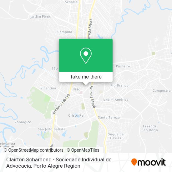 Clairton Schardong - Sociedade Individual de Advocacia map