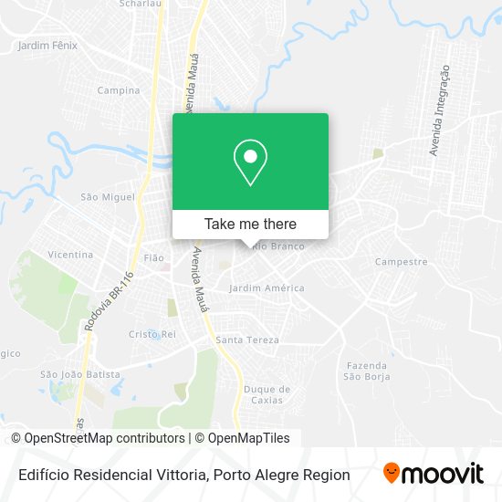 Edifício Residencial Vittoria map