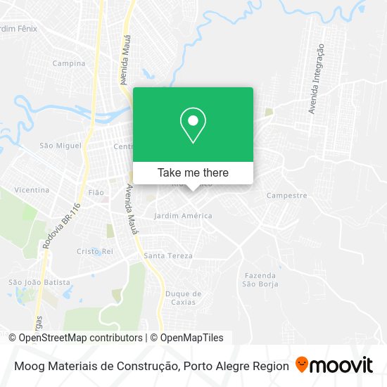 Moog Materiais de Construção map