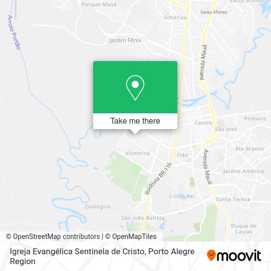 Igreja Evangélica Sentinela de Cristo map