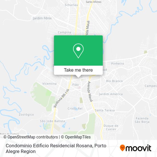 Condomínio Edificio Residencial Rosana map