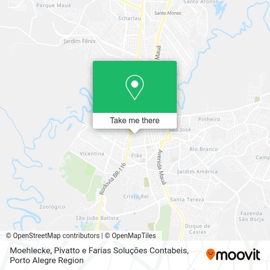 Moehlecke, Pivatto e Farias Soluções Contabeis map