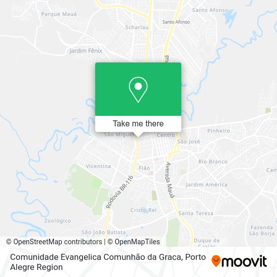 Comunidade Evangelica Comunhão da Graca map
