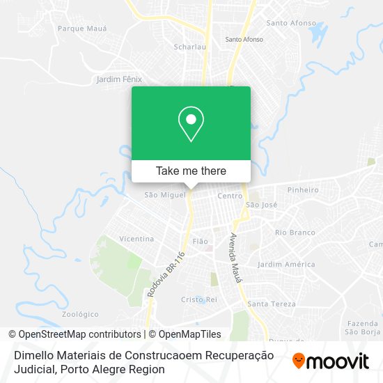 Dimello Materiais de Construcaoem Recuperação Judicial map