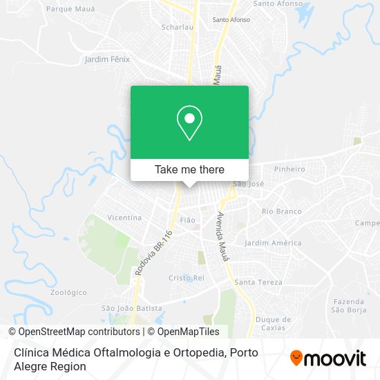Clínica Médica Oftalmologia e Ortopedia map