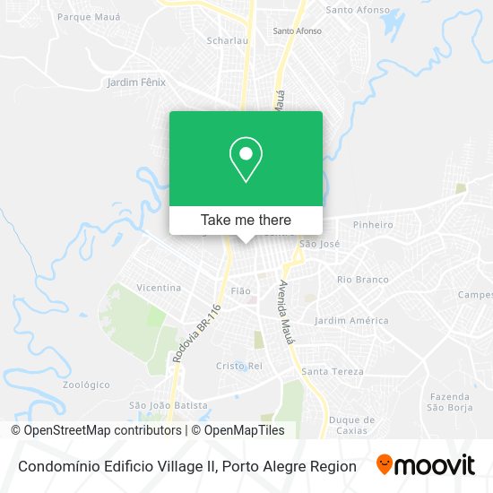 Condomínio Edificio Village II map