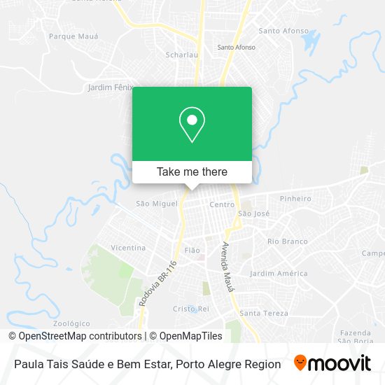 Paula Tais Saúde e Bem Estar map