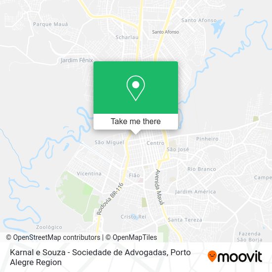 Karnal e Souza - Sociedade de Advogadas map