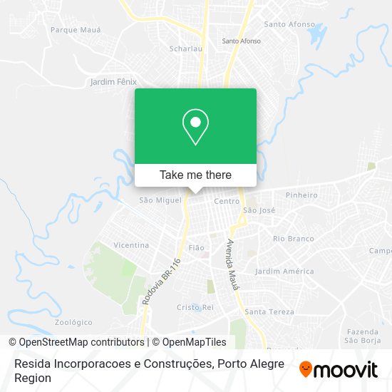 Resida Incorporacoes e Construções map