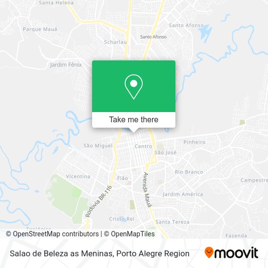 Salao de Beleza as Meninas map