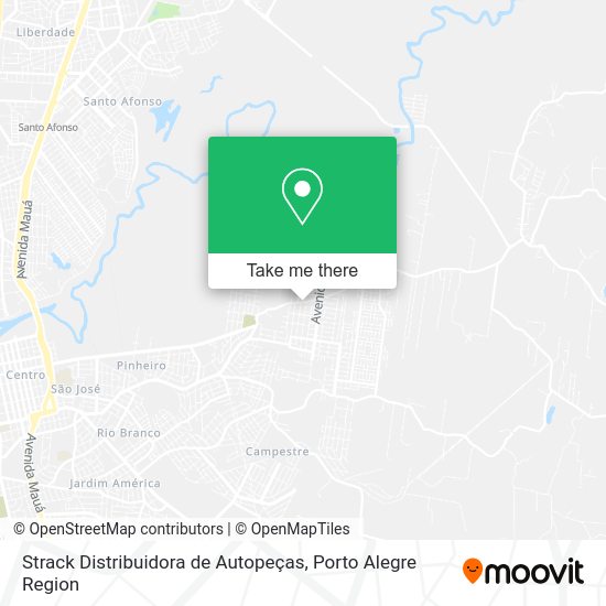 Strack Distribuidora de Autopeças map