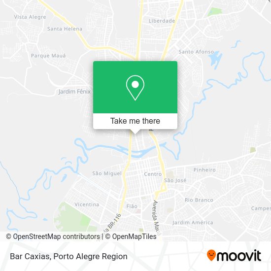 Bar Caxias map