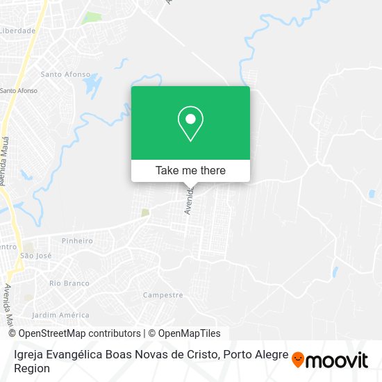 Igreja Evangélica Boas Novas de Cristo map