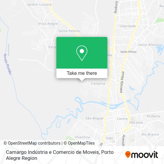 Camargo Indústria e Comercio de Moveis map