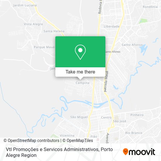 Vtl Promoções e Servicos Administrativos map