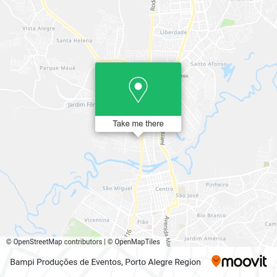 Bampi Produções de Eventos map