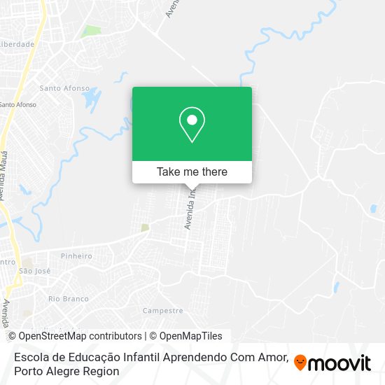 Escola de Educação Infantil Aprendendo Com Amor map