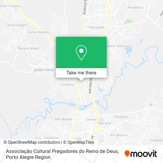 Associação Cultural Pregadores do Reino de Deus map