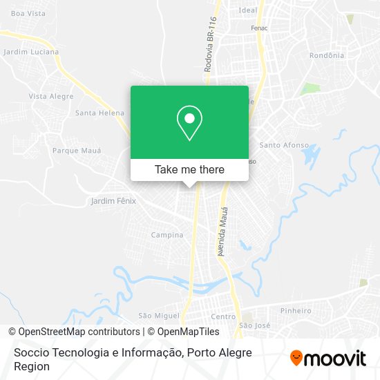 Soccio Tecnologia e Informação map