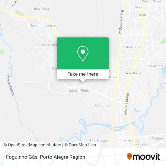 Foguinho Gás map