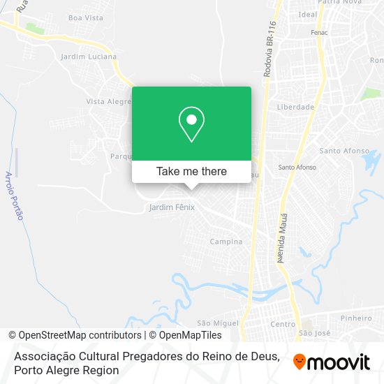 Associação Cultural Pregadores do Reino de Deus map
