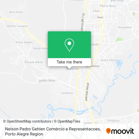 Nelson Pedro Gehlen Comércio e Representacoes map