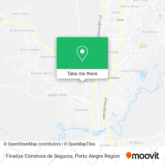 Finalize Corretora de Seguros map