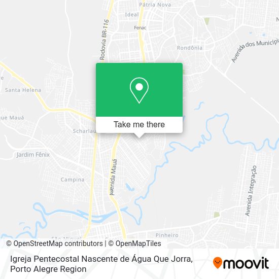 Igreja Pentecostal Nascente de Água Que Jorra map