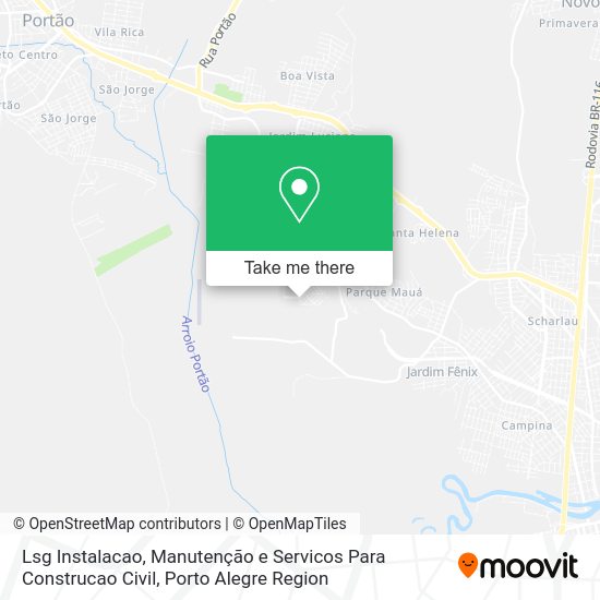 Lsg Instalacao, Manutenção e Servicos Para Construcao Civil map