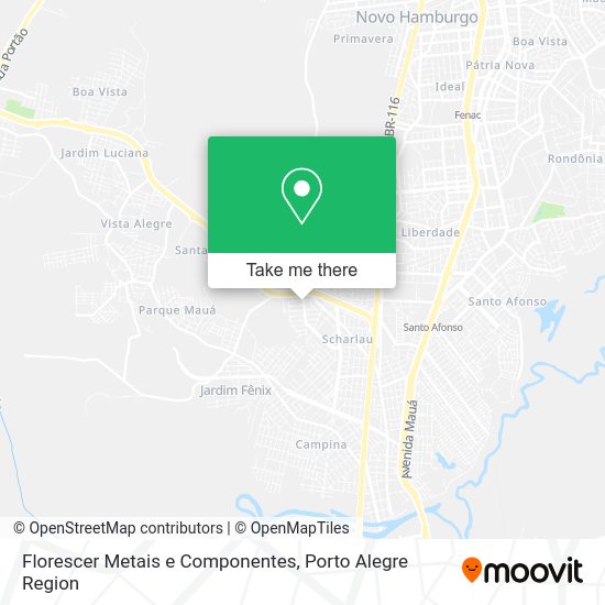 Florescer Metais e Componentes map
