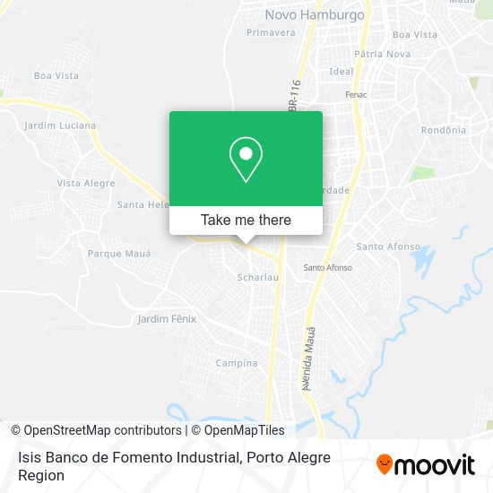 Isis Banco de Fomento Industrial map