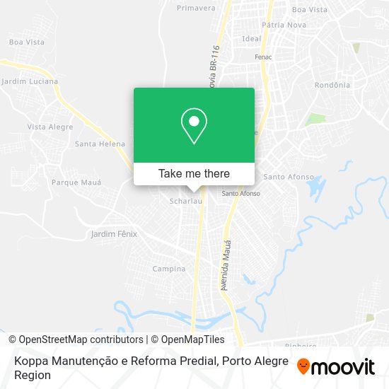 Koppa Manutenção e Reforma Predial map