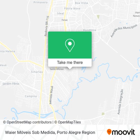 Waier Móveis Sob Medida map