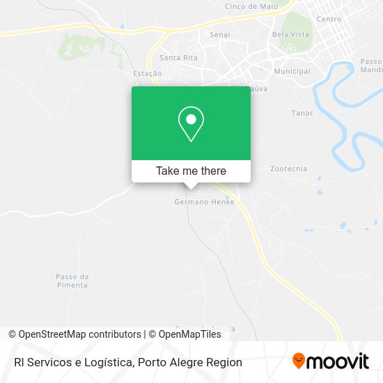 Rl Servicos e Logística map