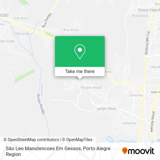 São Leo Manutencoes Em Gessos map