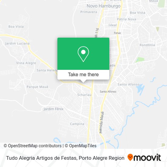 Tudo Alegria Artigos de Festas map
