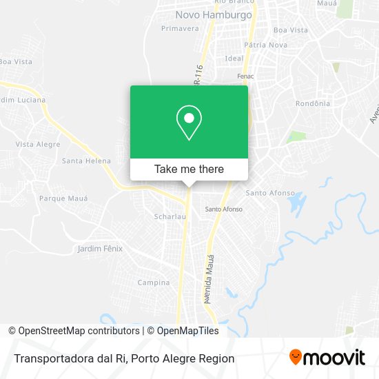 Transportadora dal Ri map