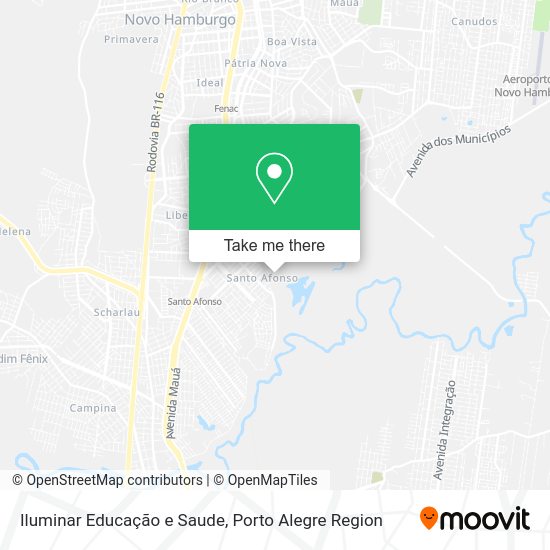 Iluminar Educação e Saude map
