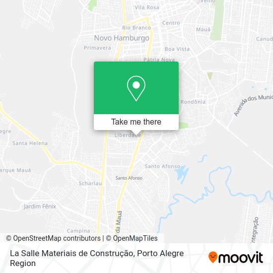 La Salle Materiais de Construção map